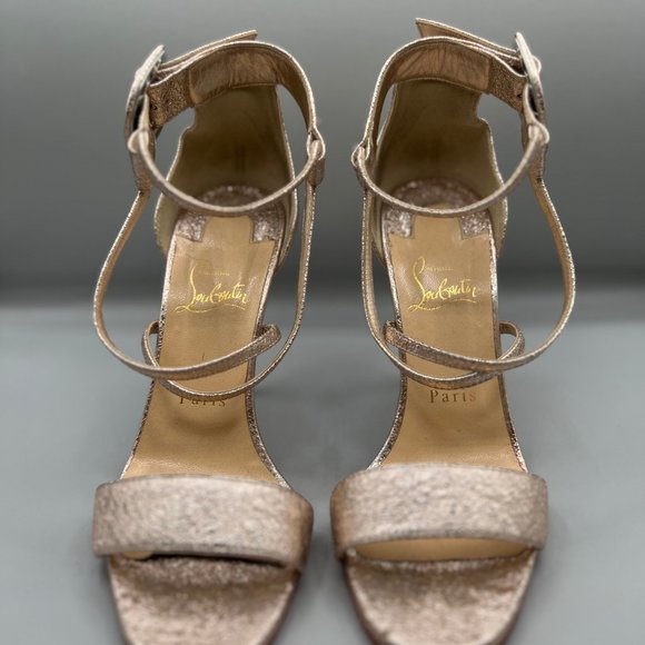 Christian Louboutin rose gold Metallic Sandal - Picture 3 of 6